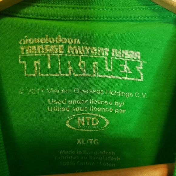 3 for $20 Boys Green Nickelodeon teenage mutant Ninja turtles XL T-shirt - Picture 3 of 4